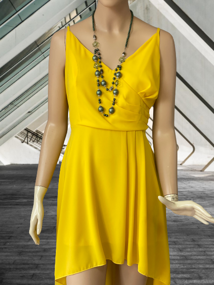 šaty spoločenské žlté Rinascimento