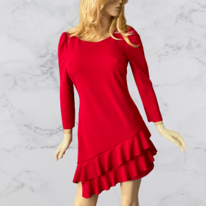 šaty elegantné červené Rinascimento