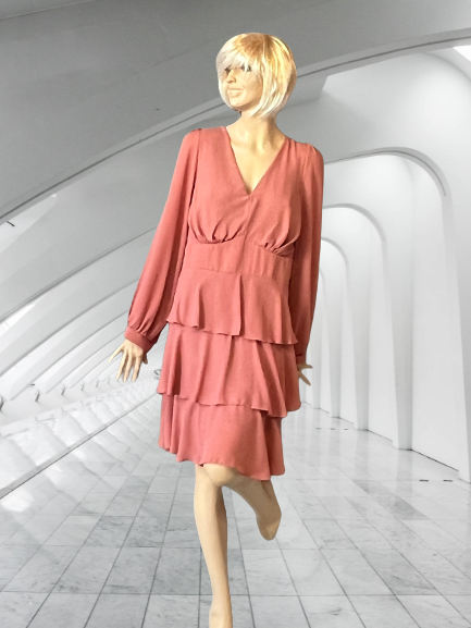 šaty krátke s volánmi Rinascimento