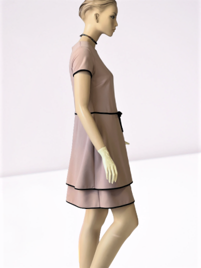 šaty s volánovou sukňou Rinascimento