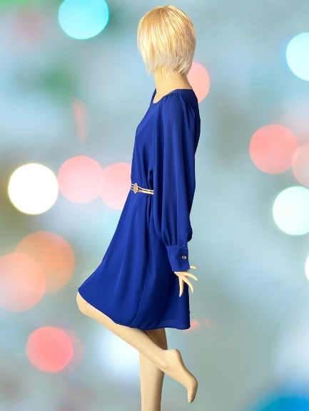 šaty tunikové modré Rinascimento
