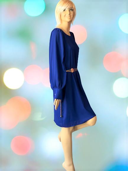 šaty tunikové modré Rinascimento