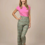 nohavice 7/8 káro Rinascimento