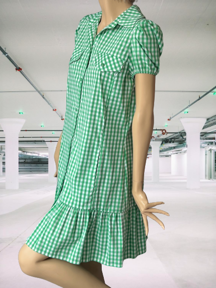 šaty s vreckami zelené Rinascimento