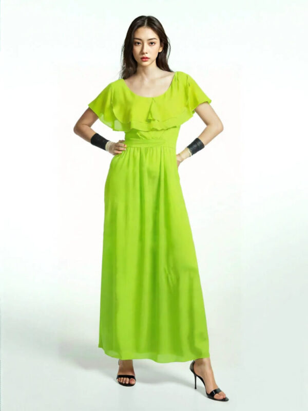 šaty dlhé zelené Rinascimento