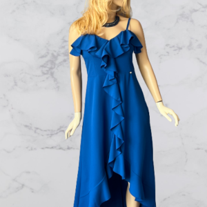 šaty spoločenské modré Rinascimento