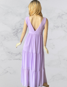 šaty dlhé fialkové Rinascimento