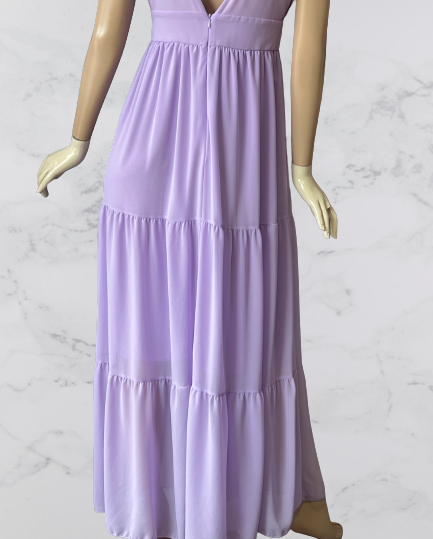 šaty dlhé fialkové Rinascimento