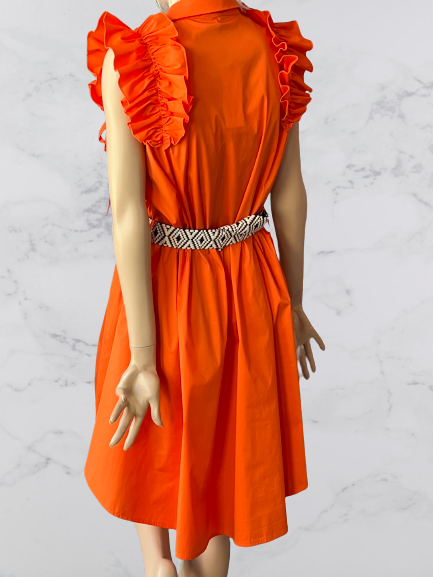 šaty košeľové oranžové Rinascimento