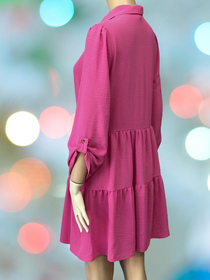 šaty košeľové ružové Rinascimento