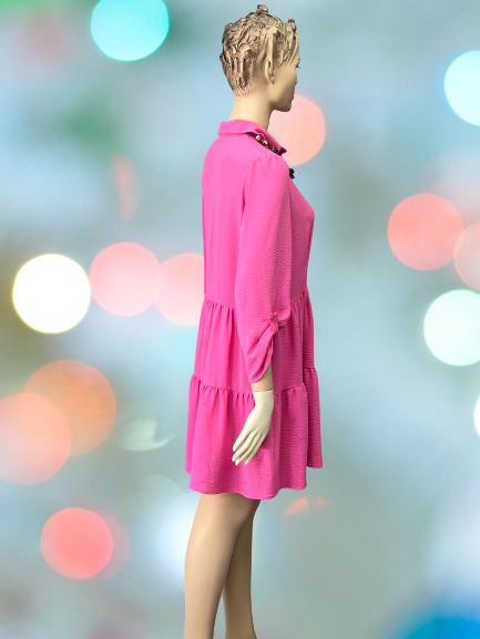 šaty košeľové ružové Rinascimento