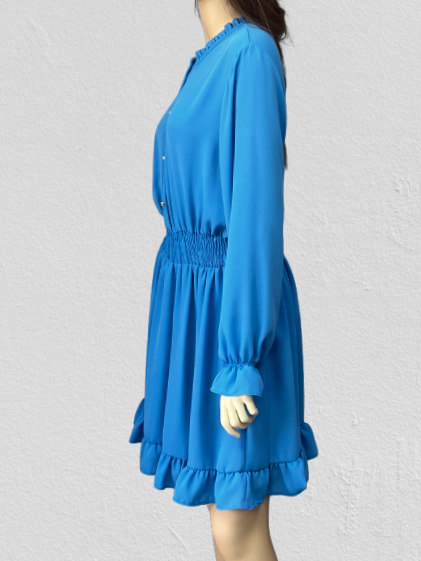 šaty krátke modré Rinascimento