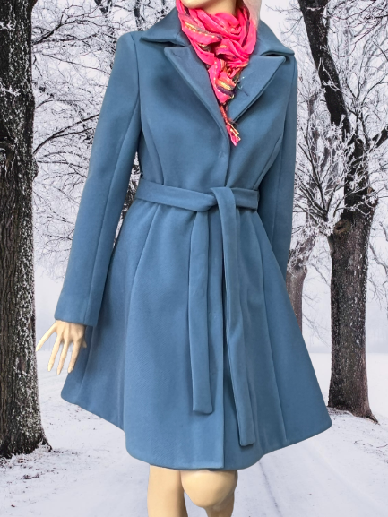 kabát zimný modrý Rinascimento