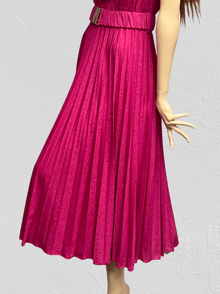 šaty lurexové ružové Rinascimento