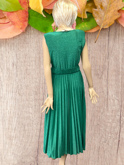 šaty lurexové zelené Rinascimento
