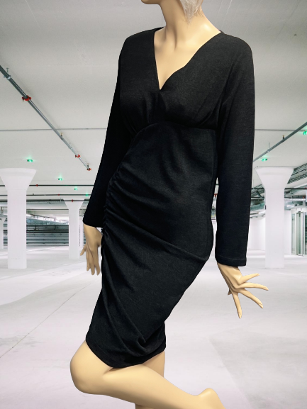 šaty - tunika čierne Rinascimento