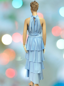 šaty s volánmi spoločenské Rinascimento