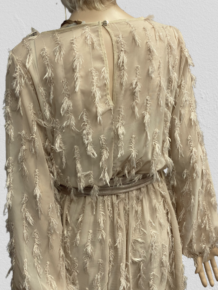 šaty tunikové s opaskom Rinascimento