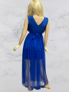 šaty spoločenské modré Rinascimento