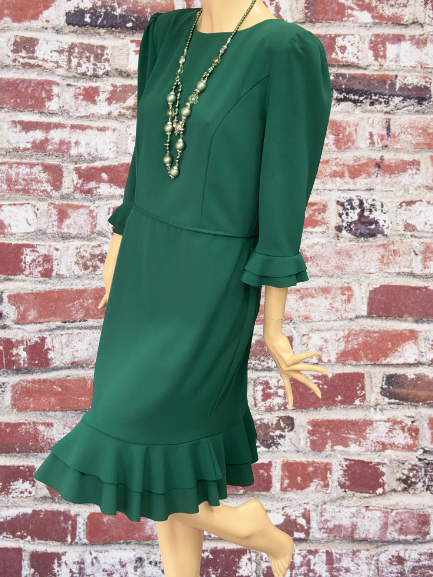 šaty na denné nosenie zelené Rinascimento