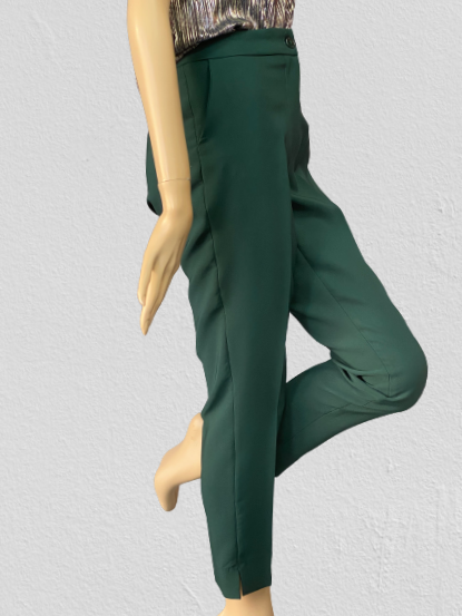 nohavice elegantné zelené Rinascimento
