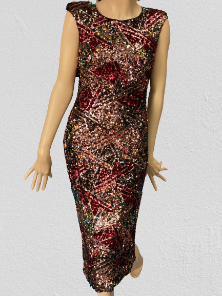 šaty s flitrami luxusné Rinascimento