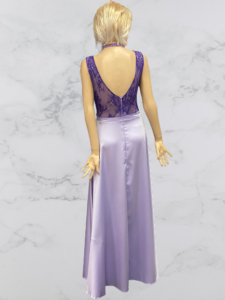 šaty spoločenské fialkové Rinascimento