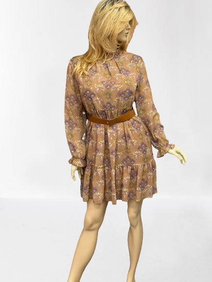 šaty s volánom krátke Rinascimento