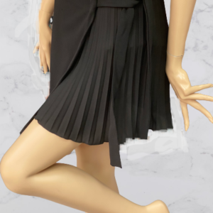 sukňa plisovaná čierna Rinascimento