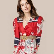 šaty elegantné so vzorom Rinascimento