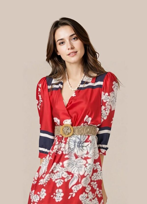 šaty elegantné so vzorom Rinascimento