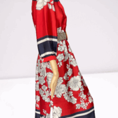 šaty elegantné so vzorom Rinascimento