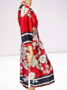 šaty elegantné so vzorom Rinascimento