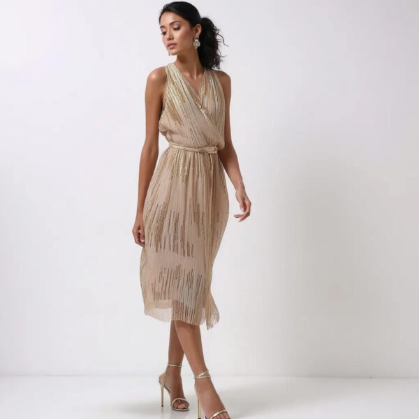 šaty spoločenské plisované Rinascimento