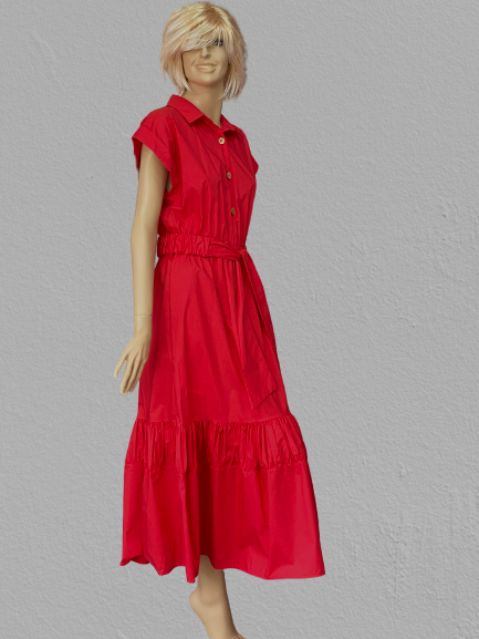 šaty letné červené Rinascimento