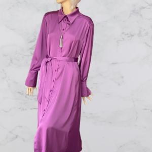 šaty s vreckami fialové Rinascimento