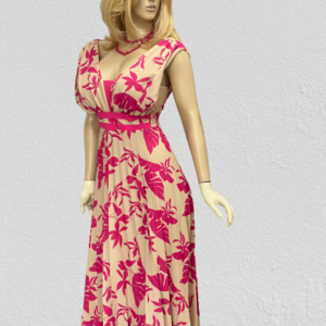 šaty plisované ružové Rinascimento