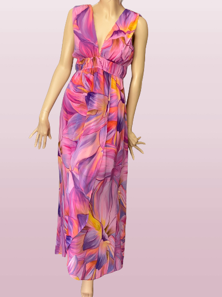 šaty letné fialkové Rinascimento