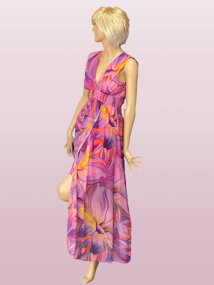 šaty letné fialkové Rinascimento