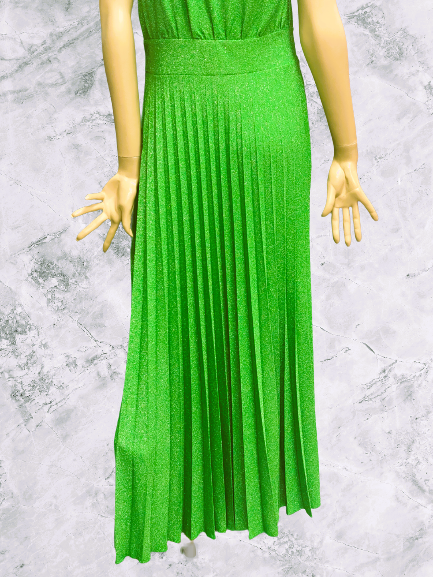 šaty plisované zelené Rinascimento