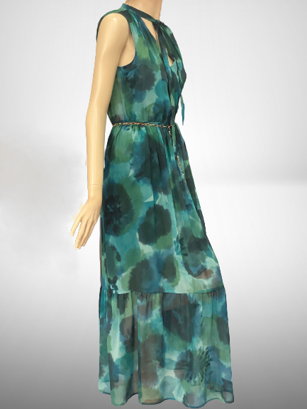 šaty zelené dlhé Rinascimento