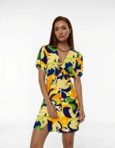 šaty košeľové pestré Rinascimento