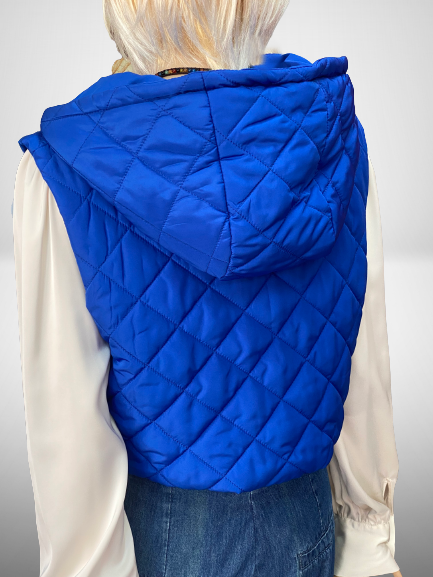 vesta s kapucňou modrá Rinascimento