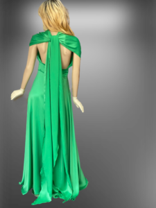 šaty spoločenské zelené Rinascimento