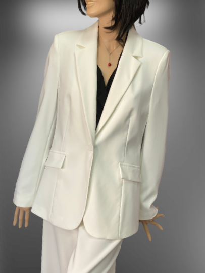 kabát - sako biele Rinascimento