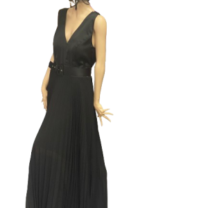 šaty čierne plisované Rinascimento