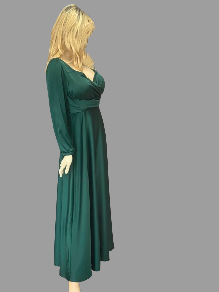 šaty spoločenské zelené Rinascimento