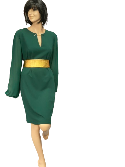 šaty voľné zelené Rinascimento