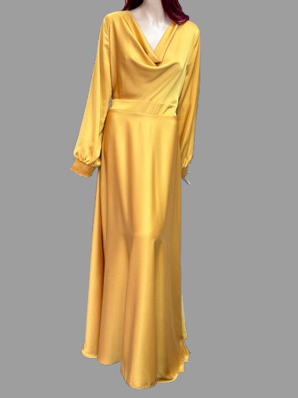 šaty elegantné žlté Rinascimento