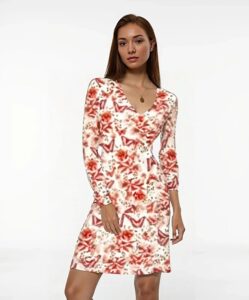 šaty s motýľmi letné Rinascimento